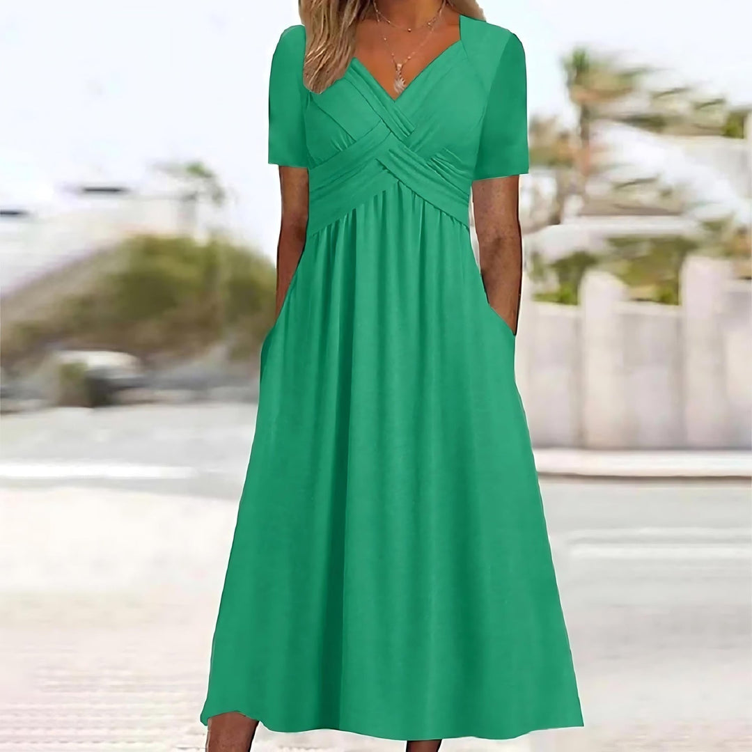 Cecily™ | ELEGANT A-LINE MIDI DRESS