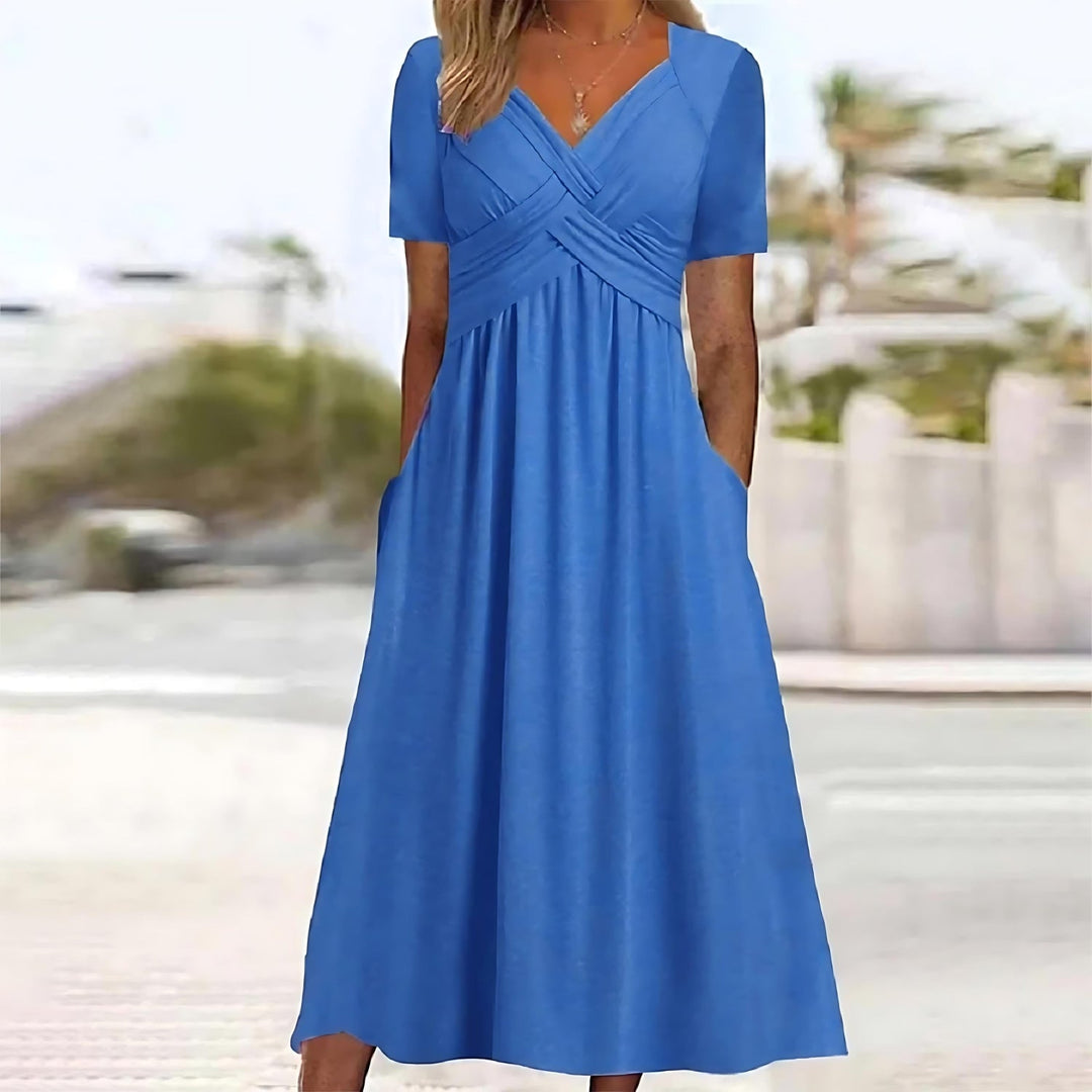 Cecily™ | ELEGANT A-LINE MIDI DRESS