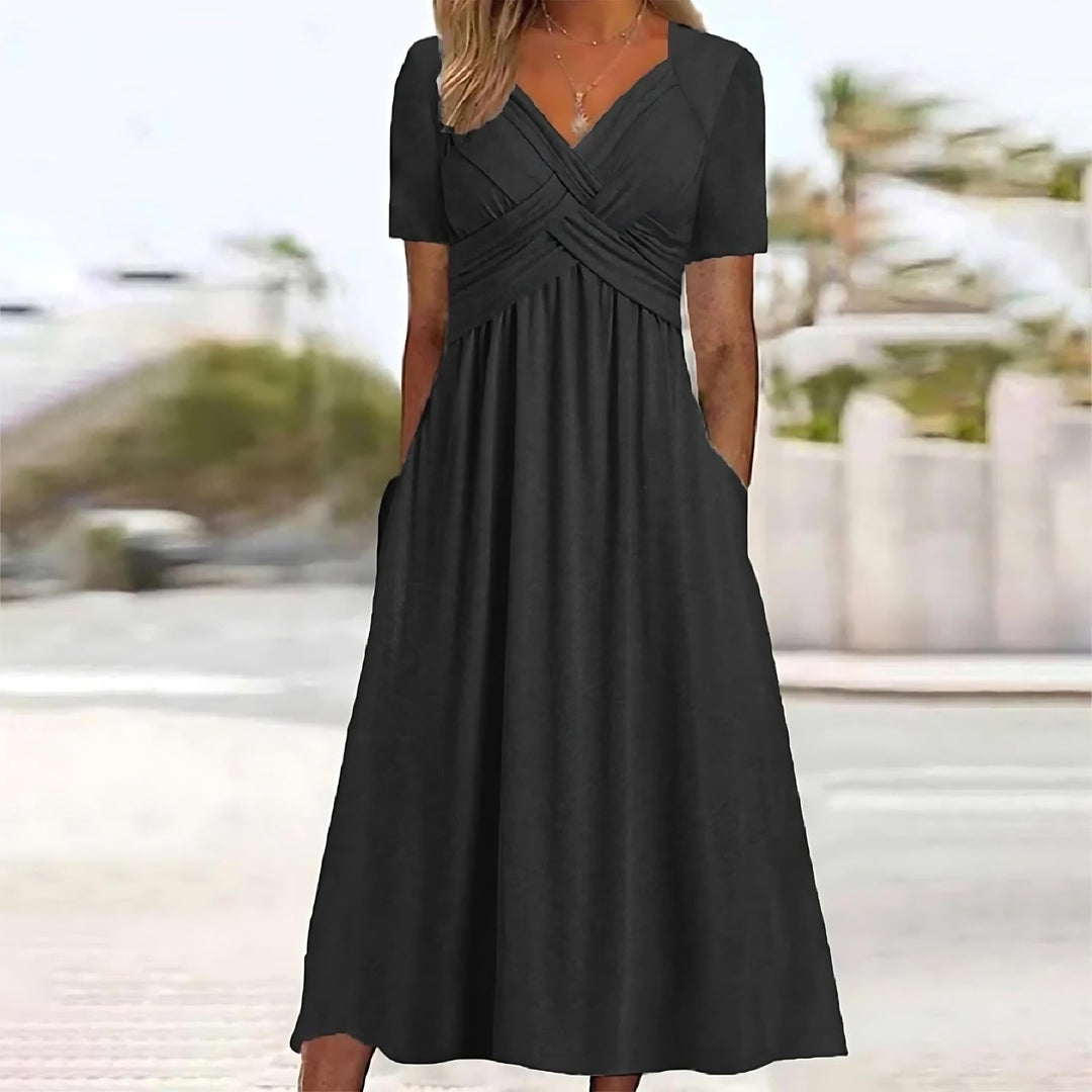 Cecily™ | ELEGANT A-LINE MIDI DRESS