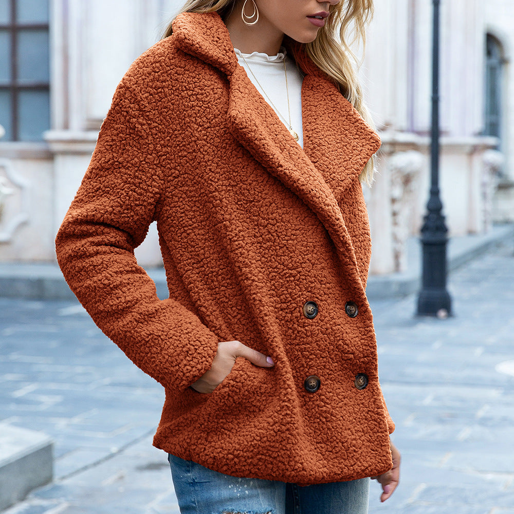 Lucy™ | Elegant Faux Fur Teddy Coat