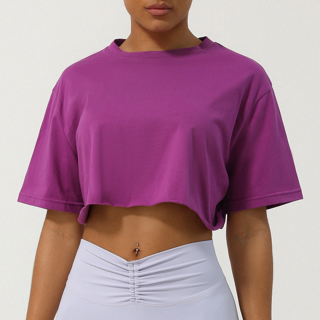 CASSIA – Relaxed Fit Crop Tee