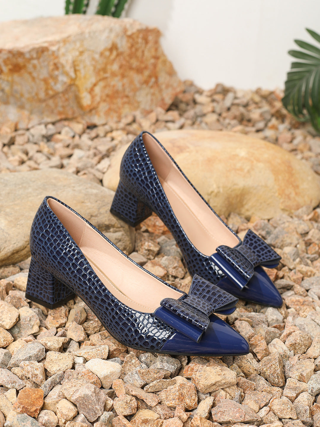 Jasmine™ | Luxe Bow Block Heels