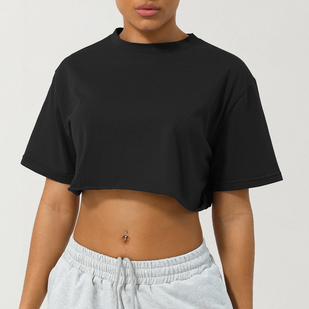 CASSIA – Relaxed Fit Crop Tee