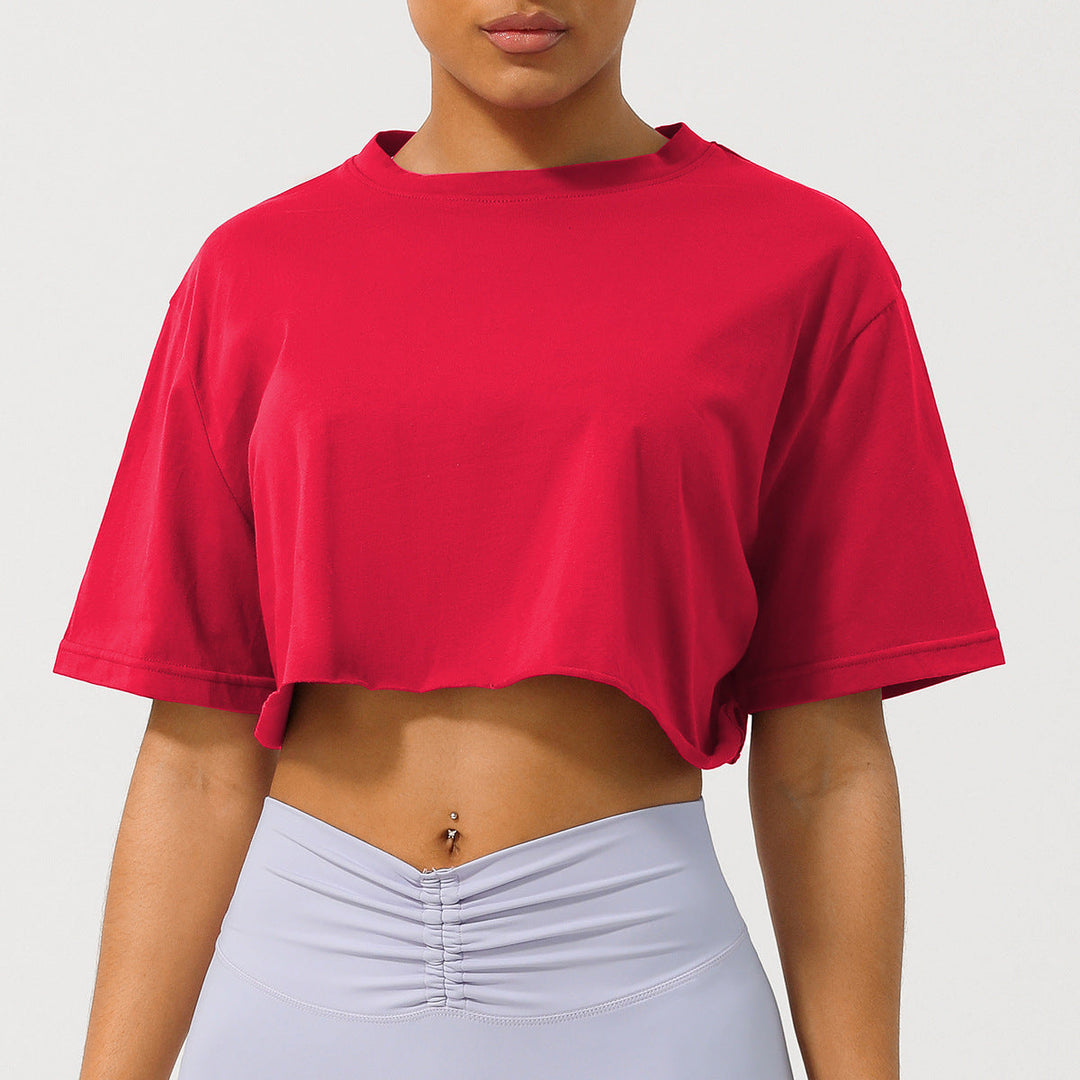 CASSIA – Relaxed Fit Crop Tee