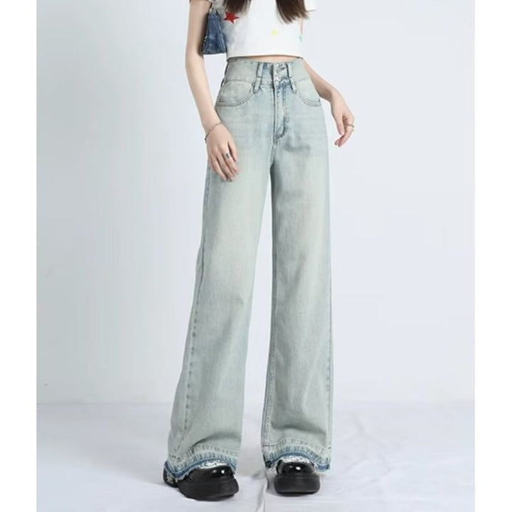 MAVINA – Summer Loose Fit Hem Jeans