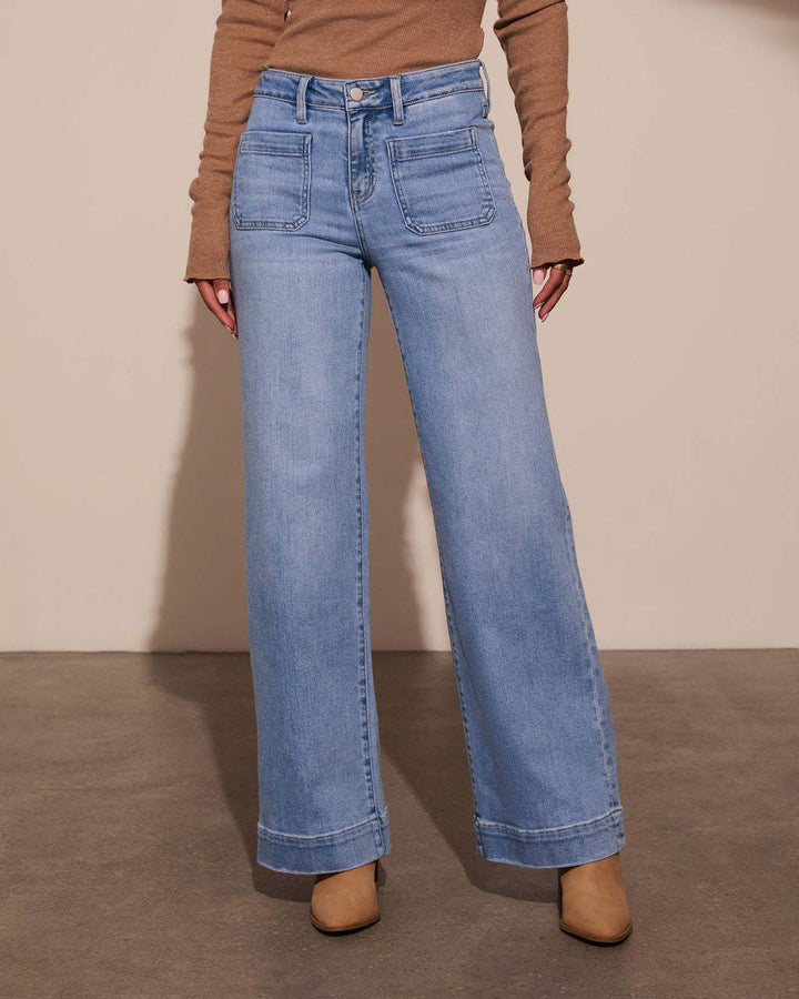 LOVIA – Classic Retro Slim Fit High Waist Jeans