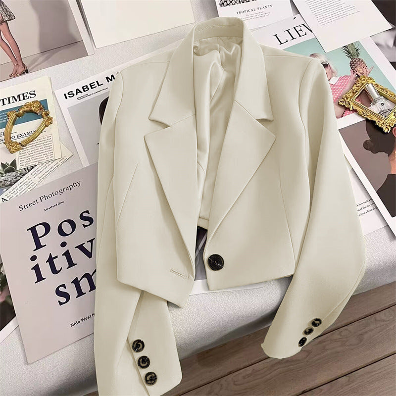 CORALIE - Sophisticated Cropped Blazer