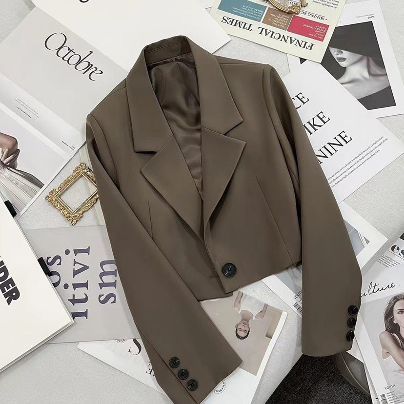 CORALIE - Sophisticated Cropped Blazer
