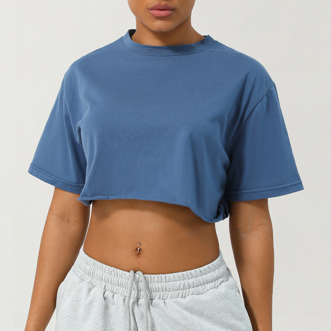 CASSIA – Relaxed Fit Crop Tee