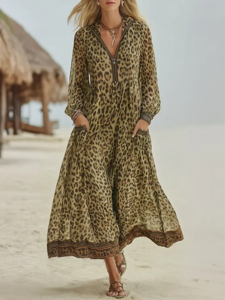 Yessie - Stylish Dress With Zipper