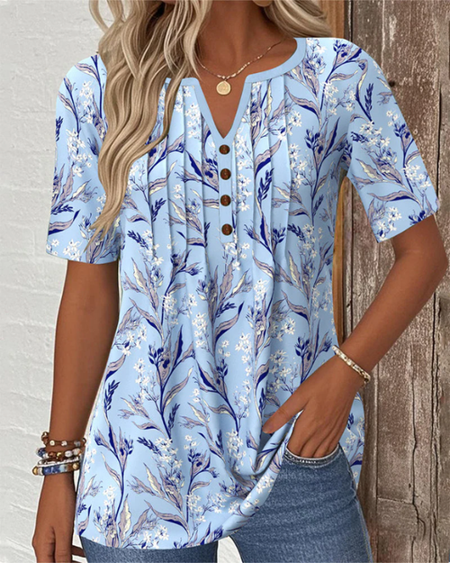 Olivia™ - Elegant Blouse with Floral Print