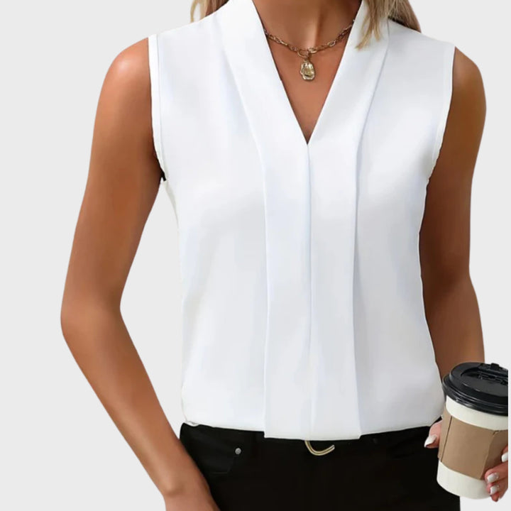 Nicole™ | Relaxed Fit V-Neck Top