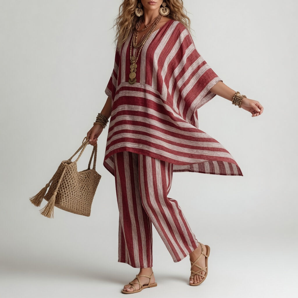 Serena™ — Striped Bohemian Freedom Mediterranean Set