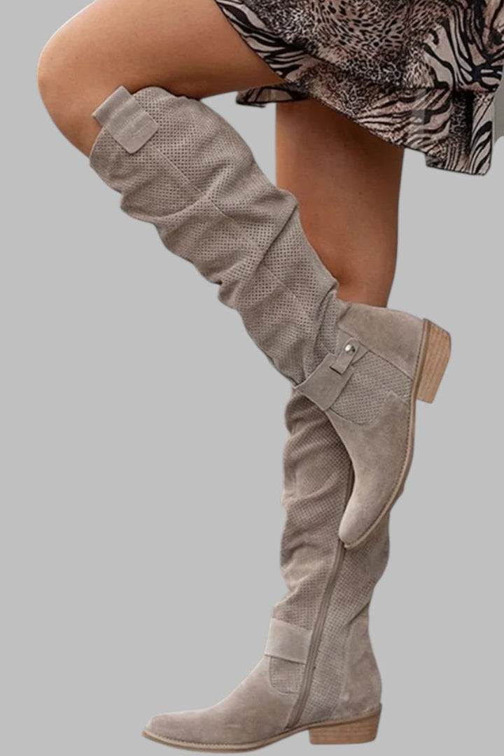 Noelle | Suede Ankle Boots