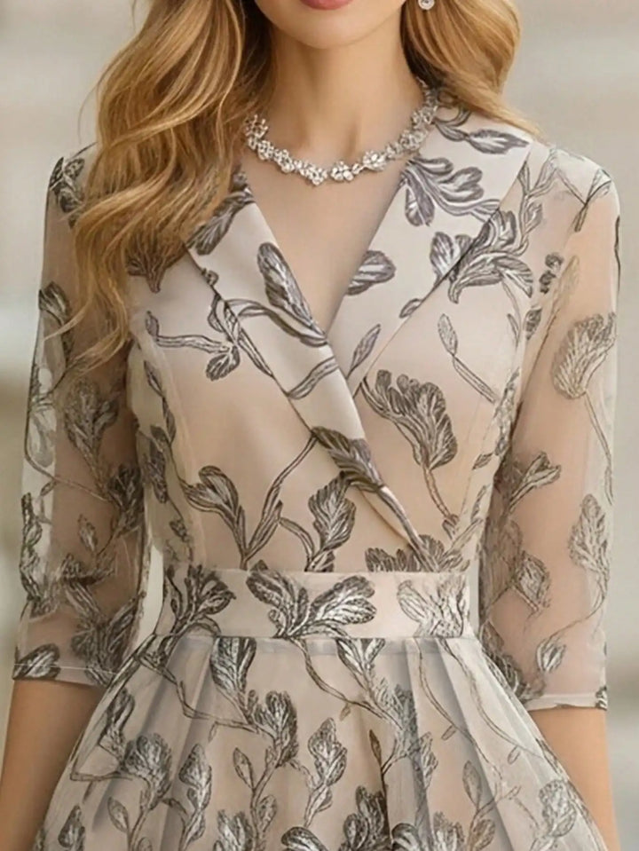 Arabella™ | Embroidered Midi Dress