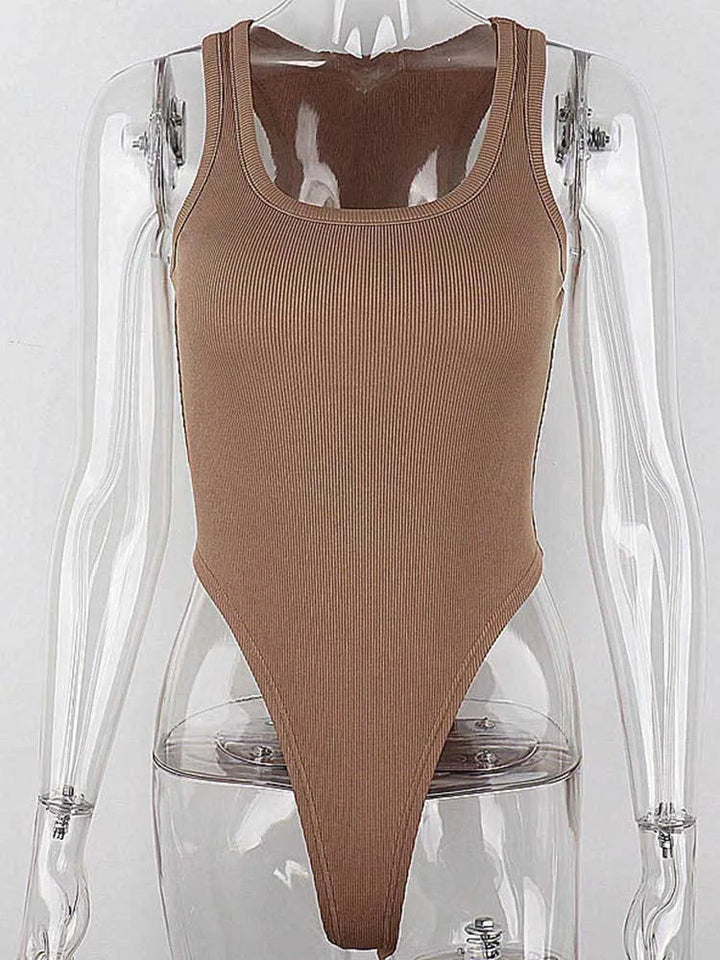 NADÈGE – Casual Sleeveless Bodysuit
