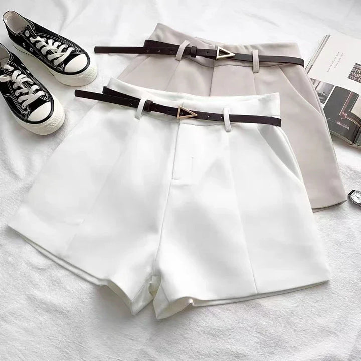 RACHELLE – Sleek High-Waist Shorts