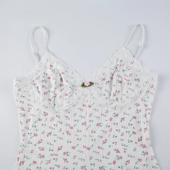 JOY – Dreamy Floral Sleeveless Bodysuit