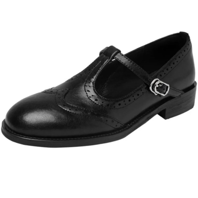 Hazel | Chic T-Strap Mary Jane Shoes