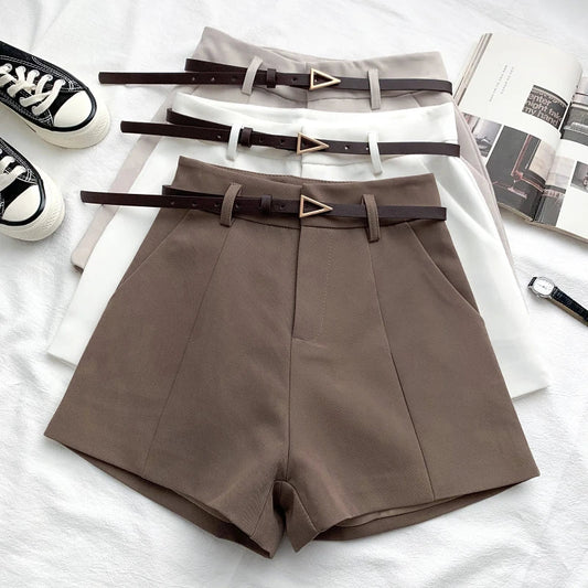 RACHELLE – Sleek High-Waist Shorts