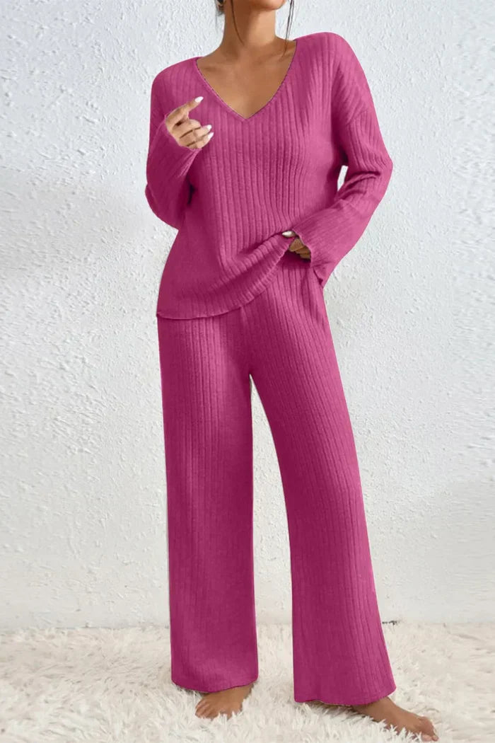 The Arabella Ribbed Loungewear Set by Lornbridge™
