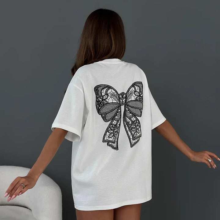 TALIE – Cute & Comfy Bow Tee
