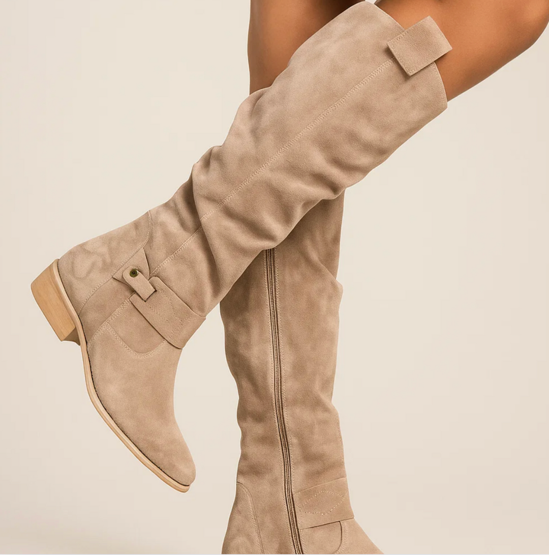 Brynn | Chic Suede Boots Perfect for Any Event