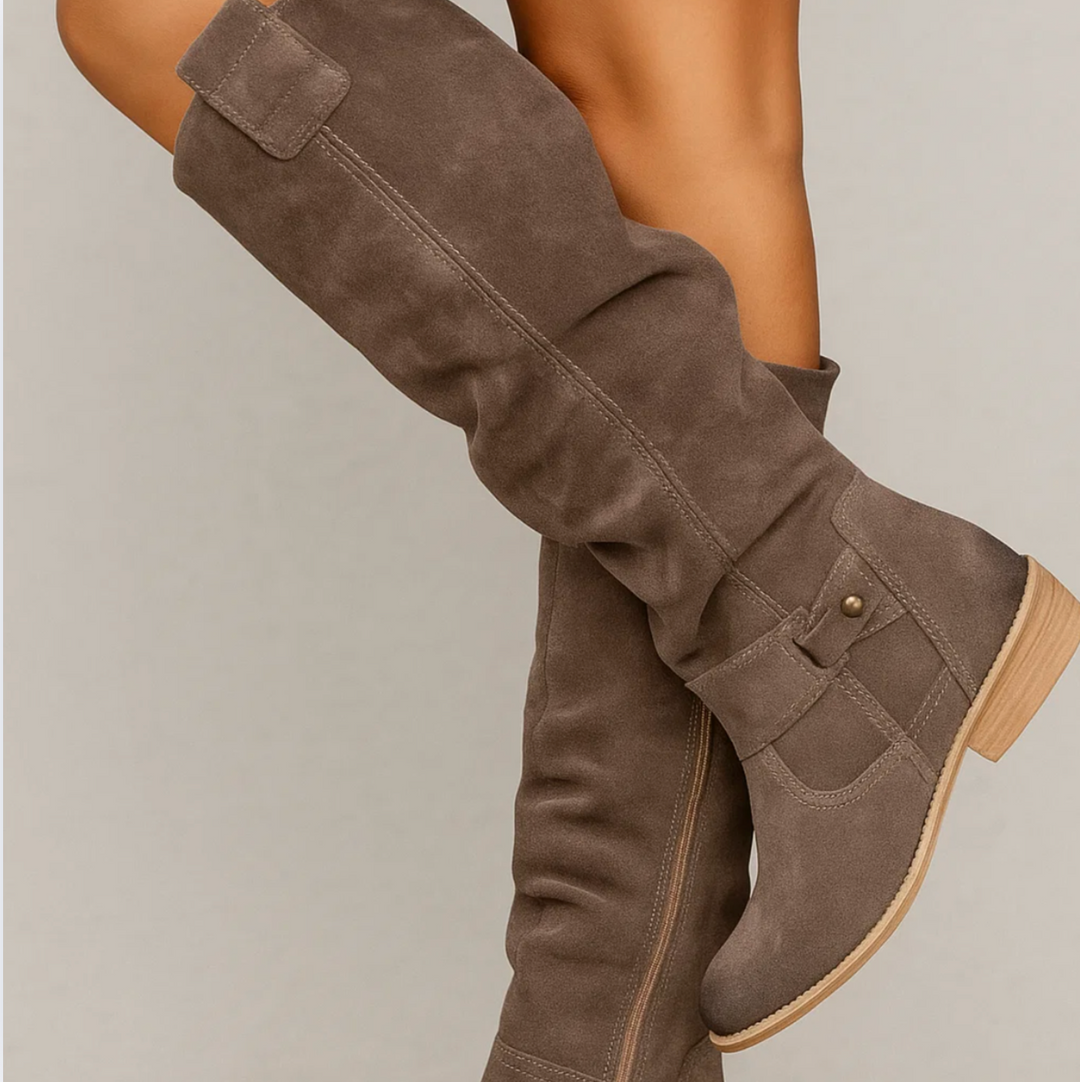 Brynn | Chic Suede Boots Perfect for Any Event