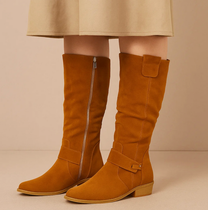 Brynn | Chic Suede Boots Perfect for Any Event