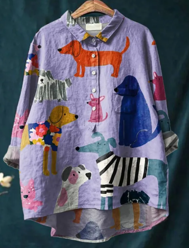 Tilly™ | Playful Print Blouse