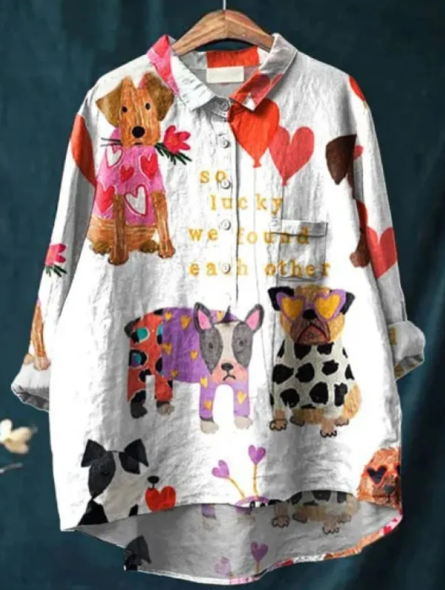 Tilly™ | Playful Print Blouse