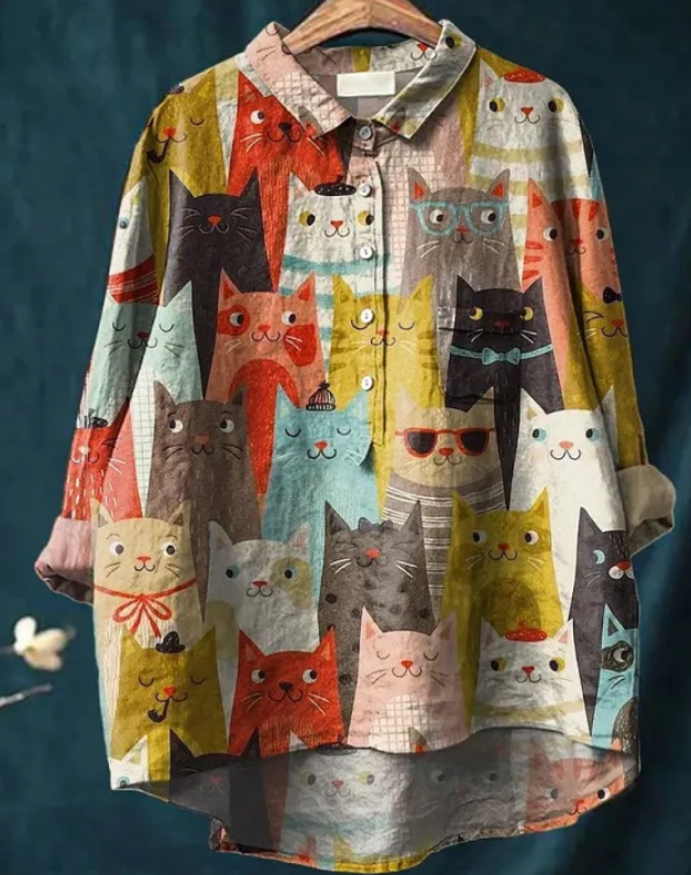 Tilly™ | Playful Print Blouse