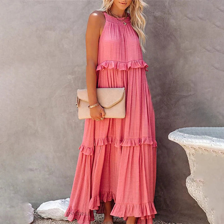 Ava - Ruffled Maxi Dress