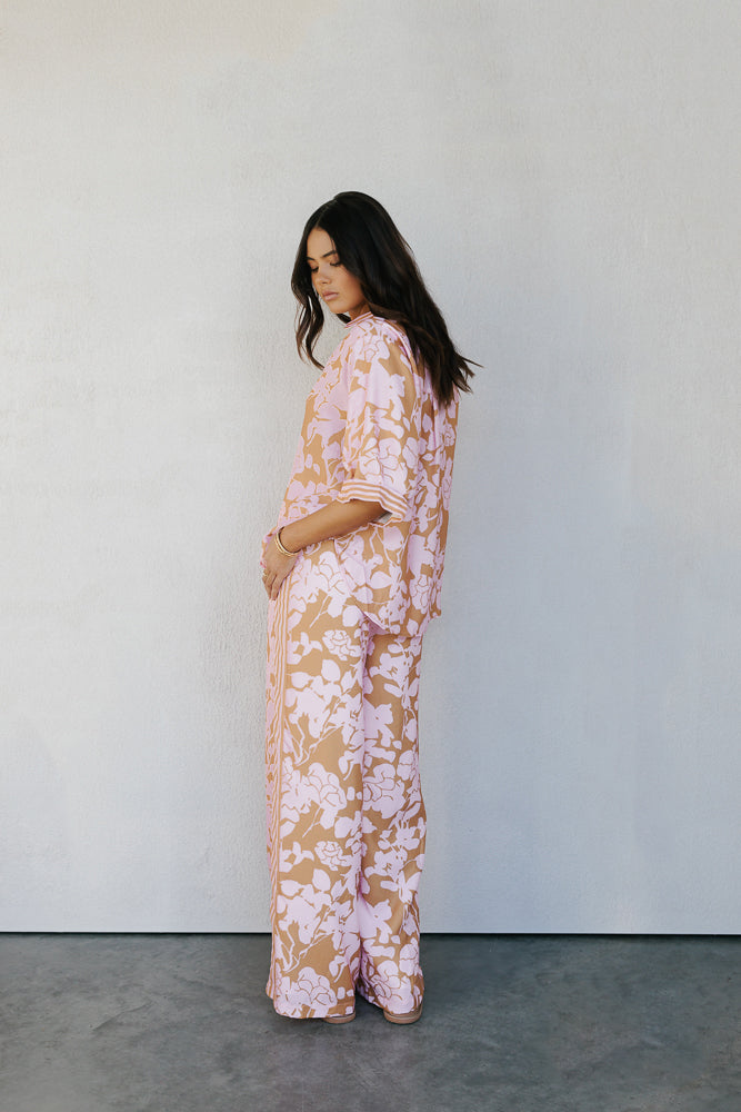 Tripoli Set Tan Floral