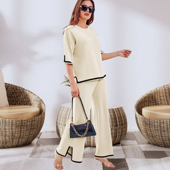 Janice™ | Elegant Two-Piece Capri Style Set