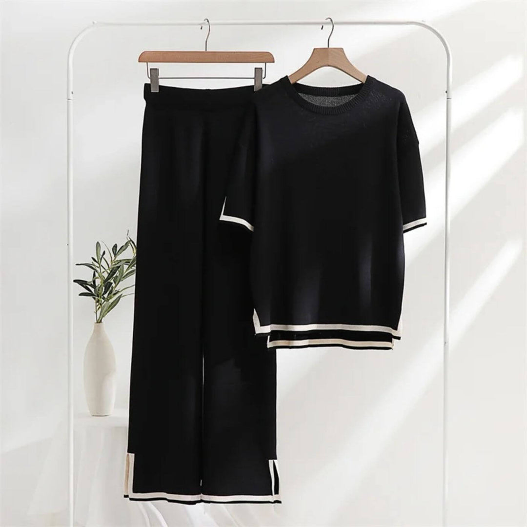 Janice™ | Elegant Two-Piece Capri Style Set
