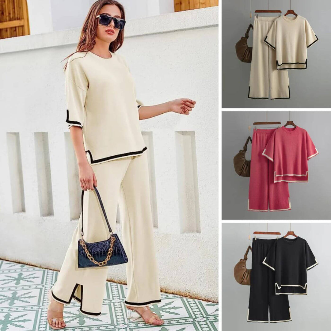 Janice™ | Elegant Two-Piece Capri Style Set