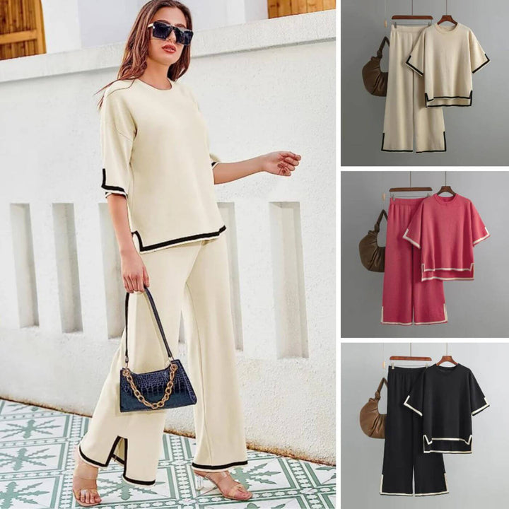 Janice™ | Elegant Two-Piece Capri Style Set