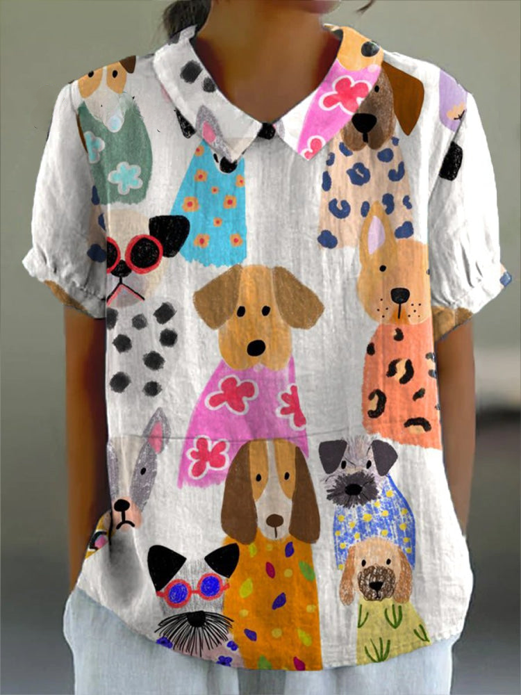 Tilly™ | Playful Print Blouse