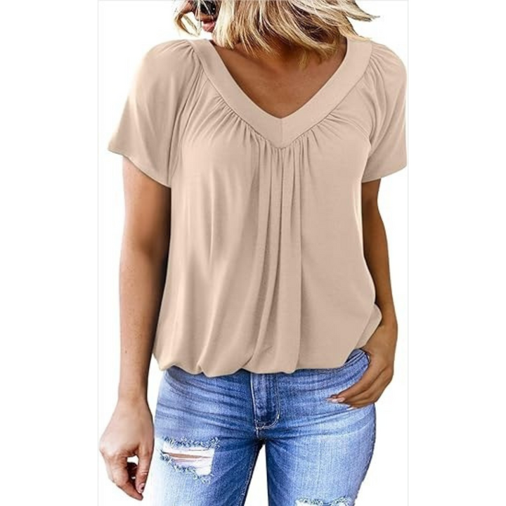 KATHLEEN - Casual V-Neck Top