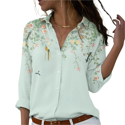 Viola – Lightweight Floral Blouse for Women | Elegant Fit for Spring & Summer Days