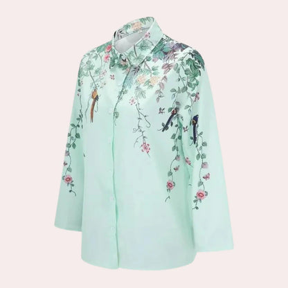 Viola – Lightweight Floral Blouse for Women | Elegant Fit for Spring & Summer Days