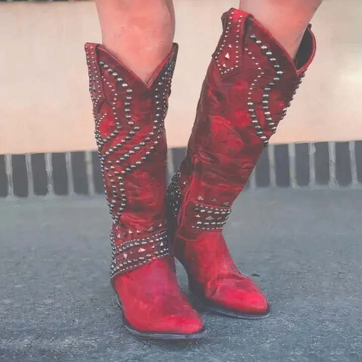 Everly | Knee-High Western Boots