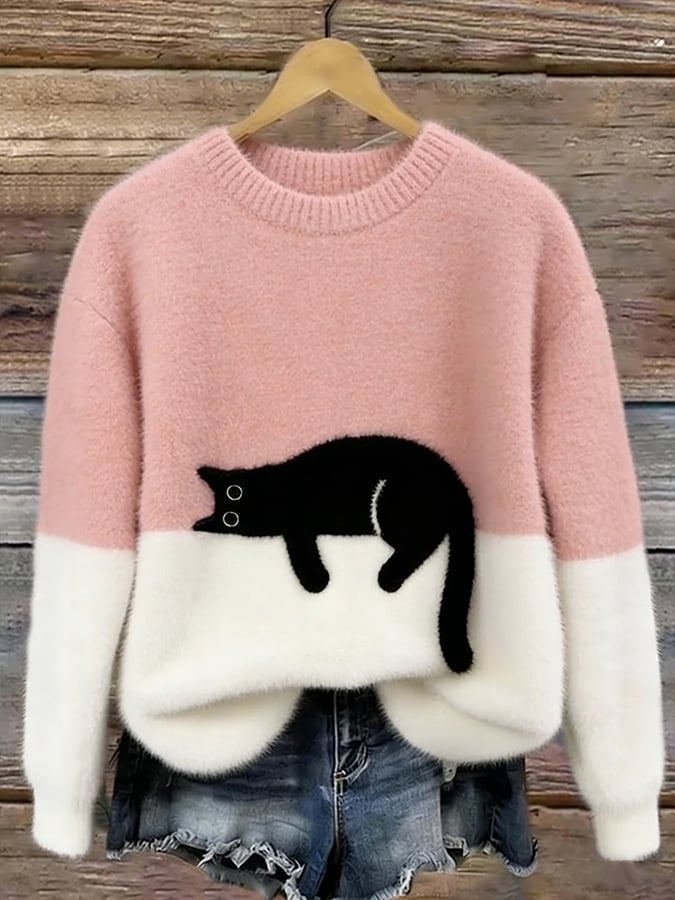 Margie – Cosy Cat Sweatershirt