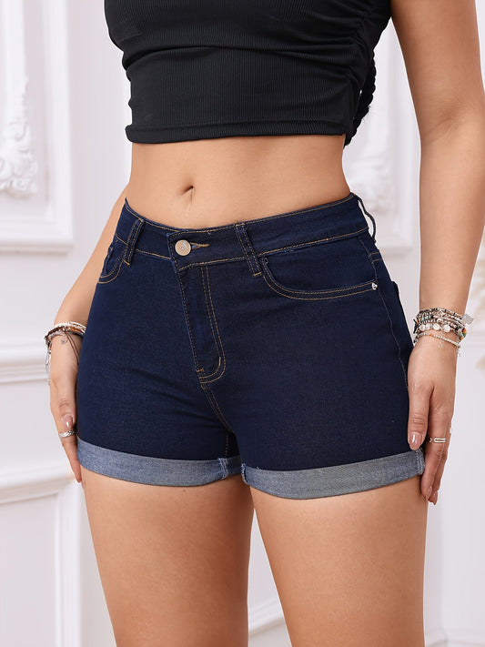 ISALINE - Casual Everyday Denim Shorts
