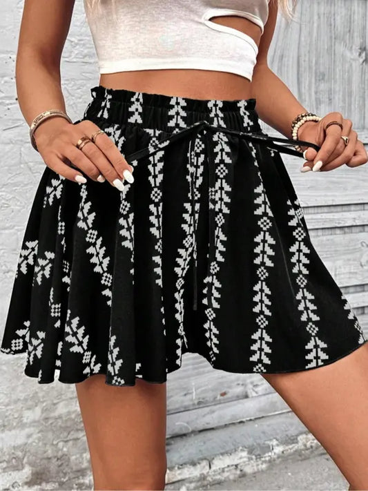 LIWAYWAY – Casual Lightweight Summer Print Shorts