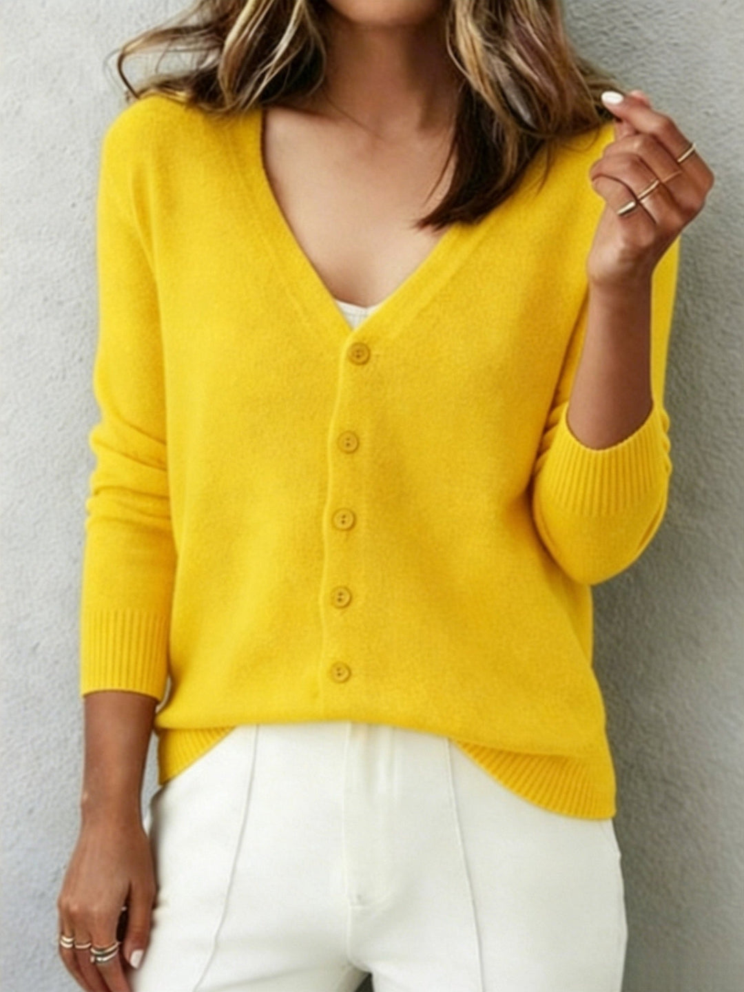 Beatrix™ | Elegant V-Neck Cardigan