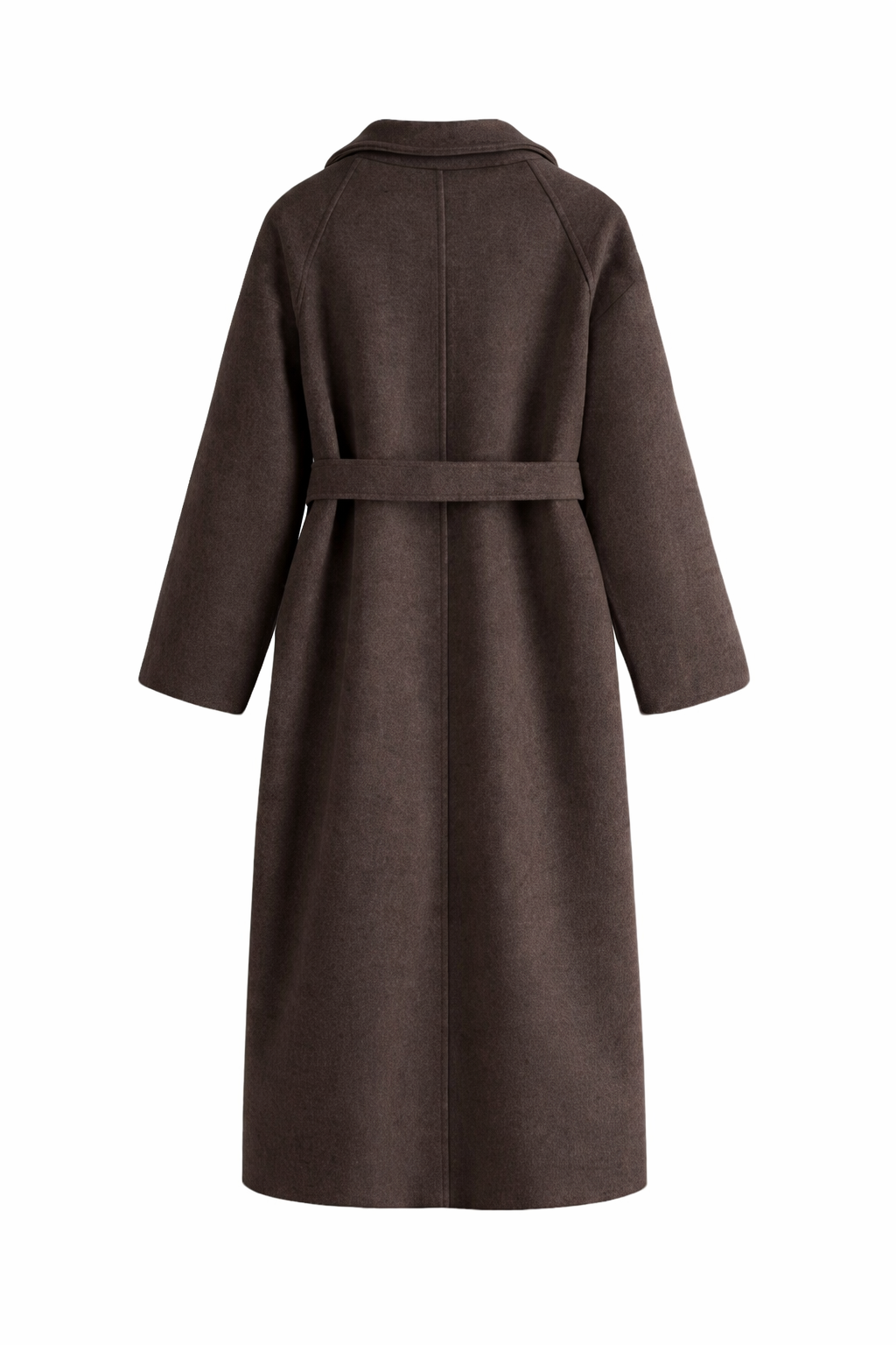 Evie™ – Elegant Belted Long Coat