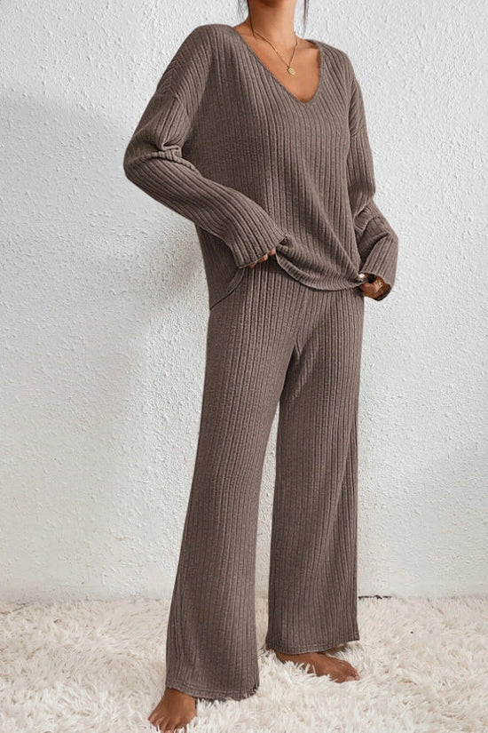 The Arabella Ribbed Loungewear Set by Lornbridge™