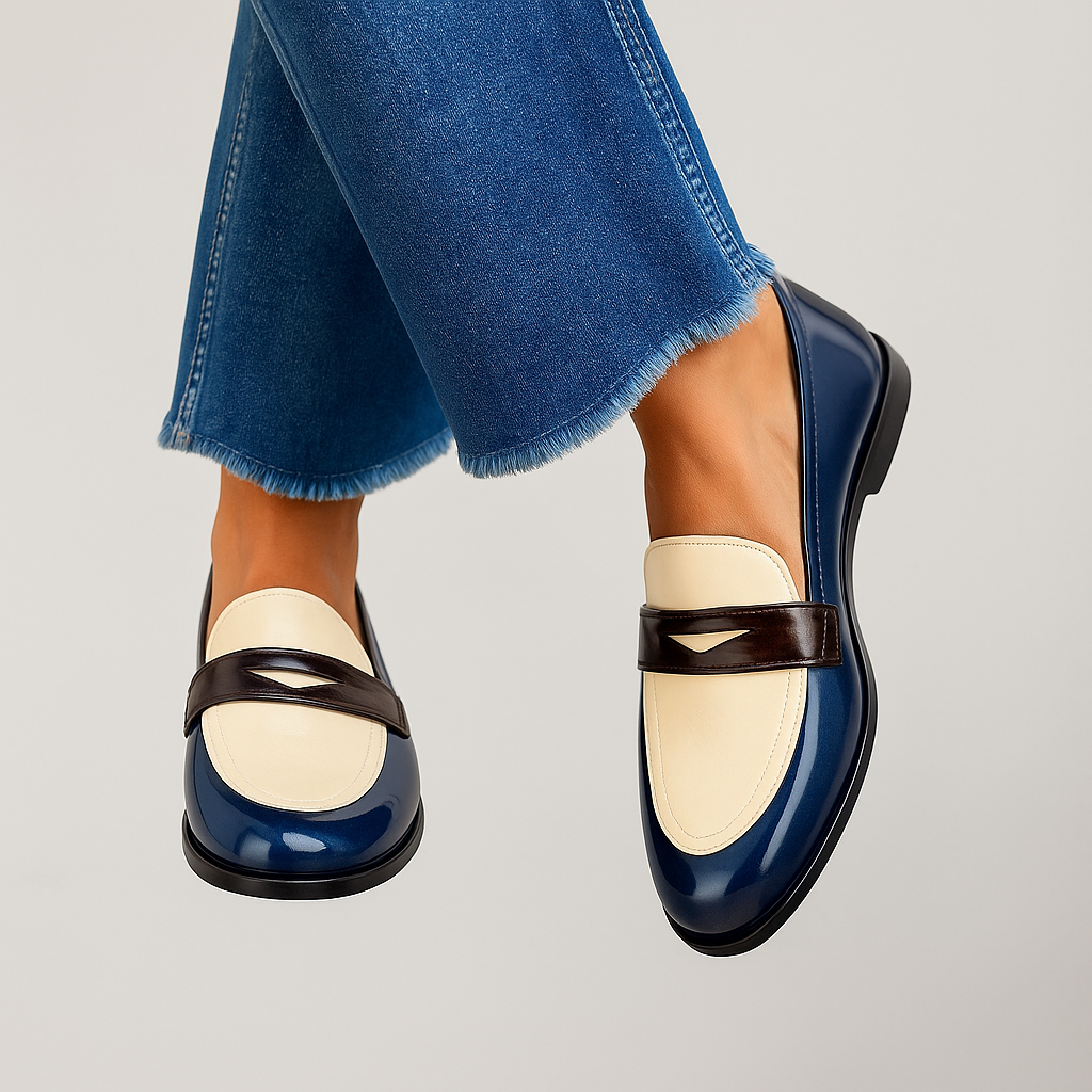Claudia™ | Two-Tone Loafers
